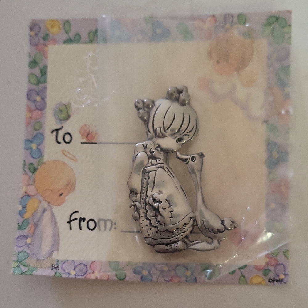 Silver Precious Moments Pin